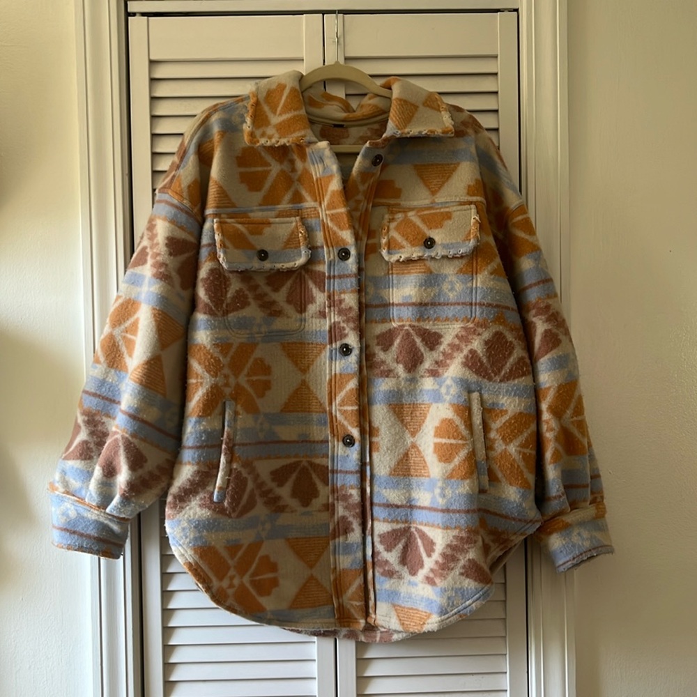 Free People Multicolor Plaid Jacket - Picture 5 of 10
